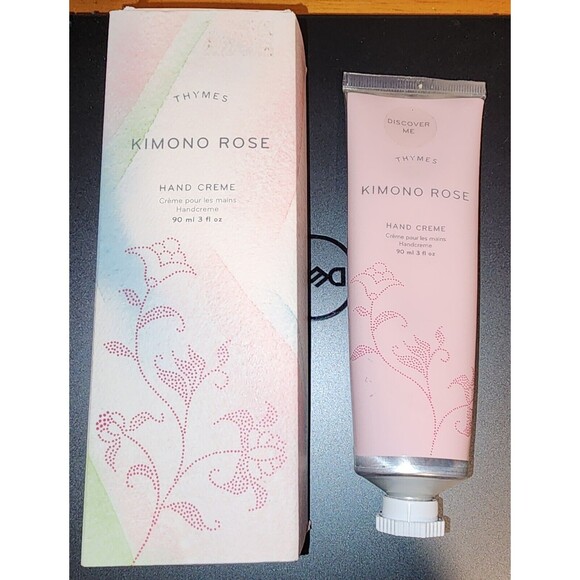 Thymes Kimono Rose Hand Creme 3oz Lot Of 2 One Without Box